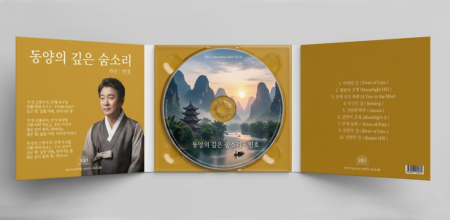 1CD 중3단 CD DVD 케이스 제작